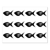 魚 ラバースタンプ (インプリント)