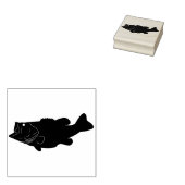 魚/ラージムース・ベース ラバースタンプ (押印)