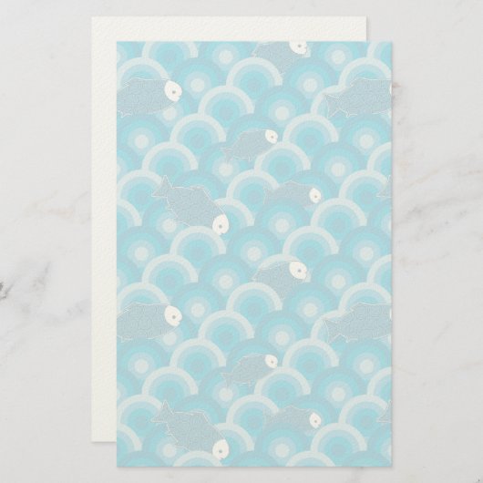 魚 便箋 (正面/裏面)