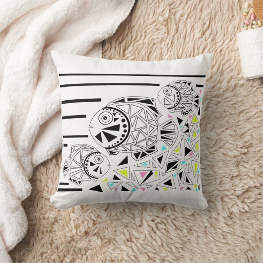 魚。占星術。 クッション (ブランケット)