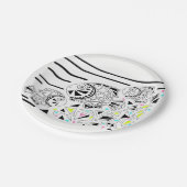 魚。占星術。 ペーパープレート (アングル)