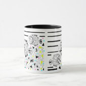 魚。占星術。 マグカップ (中央)