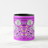 魚。占星術。マグ マグカップ (中央)