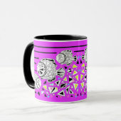 魚。占星術。マグ マグカップ (正面左)