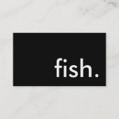 魚。 名刺 (正面)
