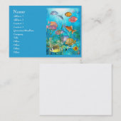 魚 名刺 (正面/裏面)