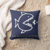 魚（大） クッション (ブランケット)