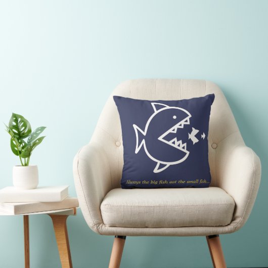 魚（大） クッション (椅子)