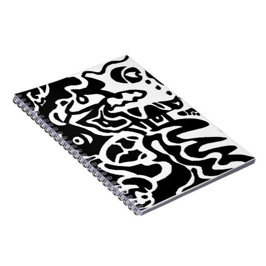 「魚」抽象芸術 ノートブック (右側)