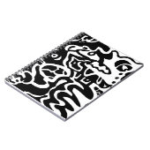 「魚」抽象芸術 ノートブック (左側)