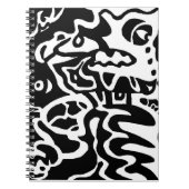「魚」抽象芸術 ノートブック (正面)