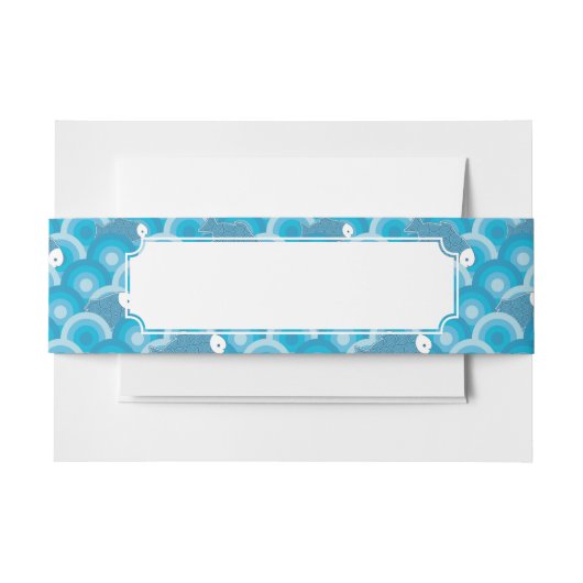 魚 招待状ベリーバンド (正面例)