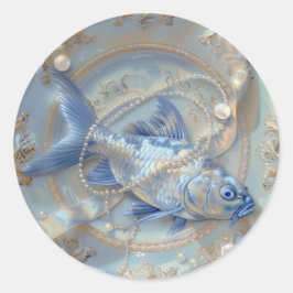 魚 – 文房具の丸シール ラウンドシール