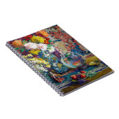 魚、果物、花 |キャサリンE.さくらんぼ ノートブック (右側)