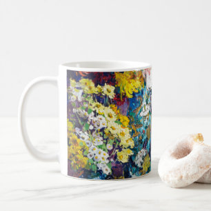 魚、果物、花Kathryn Evelynさくらんぼ コーヒーマグカップ