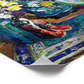 魚、果物、花Kathryn Evelynさくらんぼ ポスター (角)