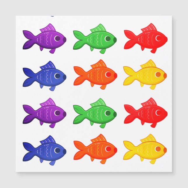 魚，水中，動物 (正面)