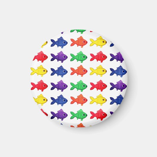 魚,水中,動物 マグネット (正面)