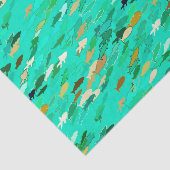 魚・水色・緑・金ゴールド 薄葉紙 (詳細)