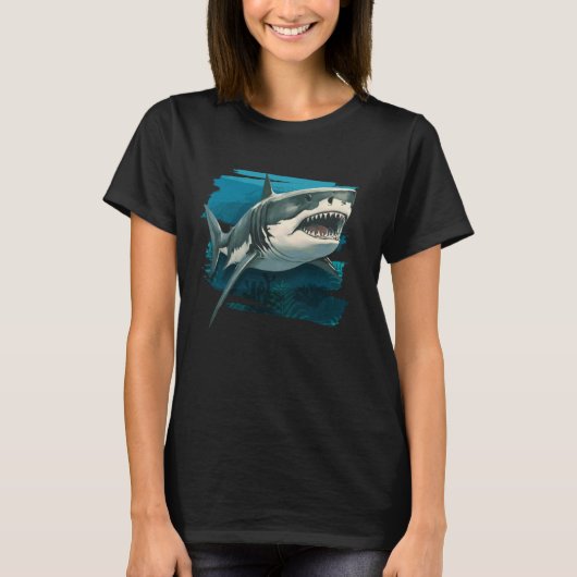 魚 海の生き物 ナイールド イット 水生 シュモクザメ Tシャツ (正面)