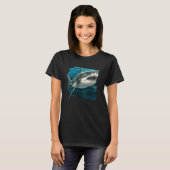 魚 海の生き物 ナイールド イット 水生 シュモクザメ Tシャツ (正面フル)