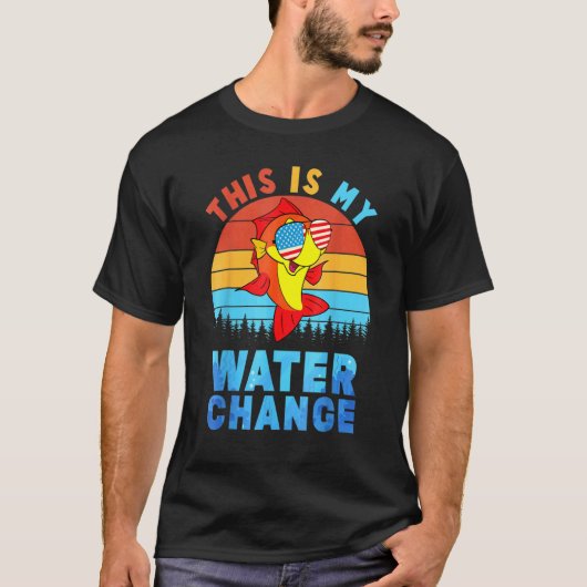 魚 私の水換えです Tシャツ (正面)