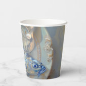 魚 – 紙カップサイズ236ml紙カップ 紙コップ (裏面)