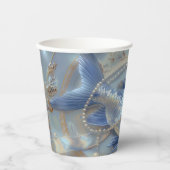 魚 – 紙カップサイズ236ml紙カップ 紙コップ (正面)