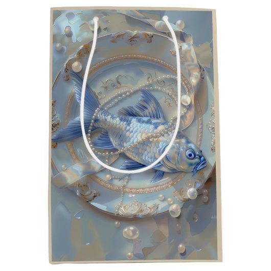 魚 – 紙バッグ ミディアムペーパーバッグ (正面)