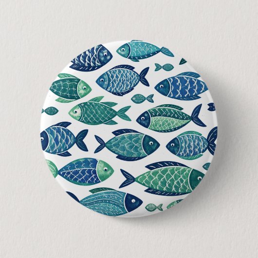 魚 缶バッジ (正面)