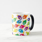 魚: 青い物を見つけて下さい モーフィングマグカップ (正面右)