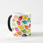 魚: 青い物を見つけて下さい モーフィングマグカップ (正面左)