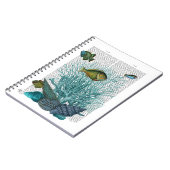 魚、青貝及びサンゴ ノートブック (左側)