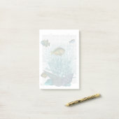 魚、青貝及びサンゴ ポストイット (デスク上)