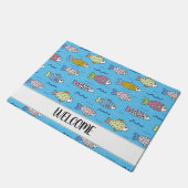 魚、魚、魚！ ドアマット (アングル)