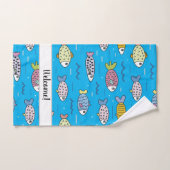 魚、魚、魚! ハンドタオル (ハンドタオル)