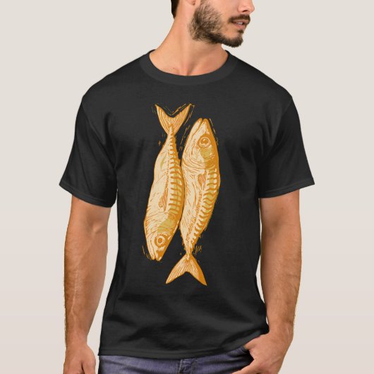 魚 魚 魚 Tシャツ (正面)