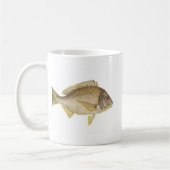 魚-黒いBream - Mylio australis B/storeの広告宣伝 コーヒーマグカップ (左)