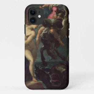 魚、c.1670-80 (キャンバスの油)の静物画 iPhone 11 ケース