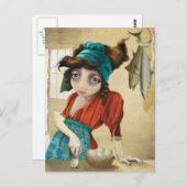 魚(&E) ポストカード (正面/裏面)