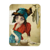 魚(&E) マグネット (縦)