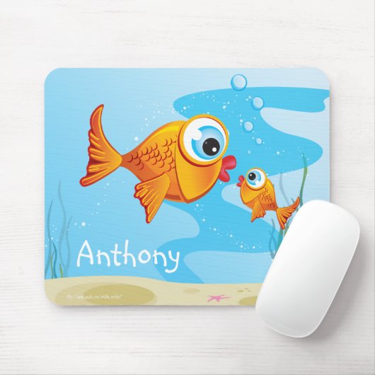 魚 – Olive & Pickle :: マウスパッド (マウス)