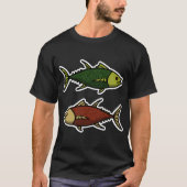 魚 Tシャツ (正面)