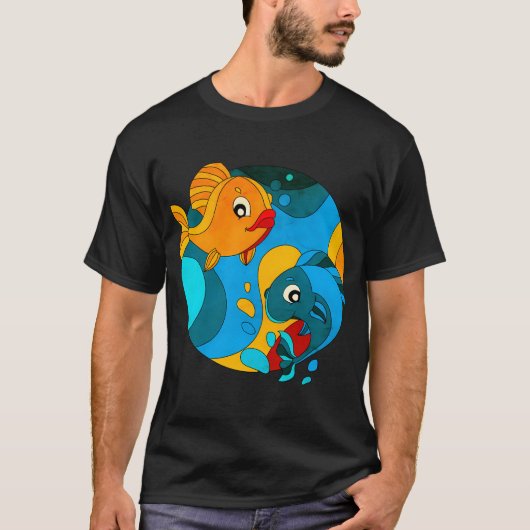 魚 Tシャツ (正面)
