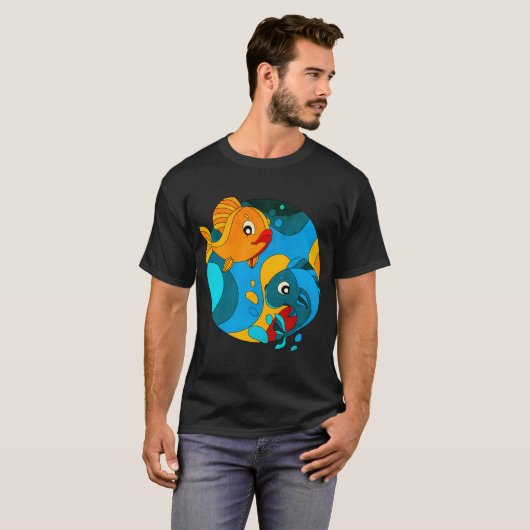 魚 Tシャツ (正面フル)