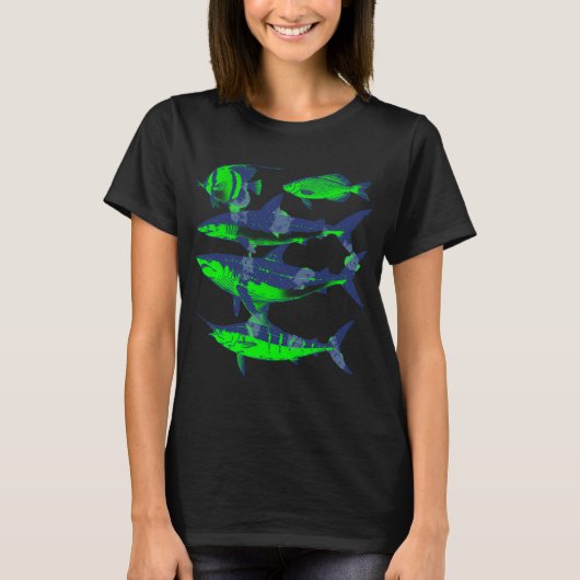 魚 Tシャツ (正面)