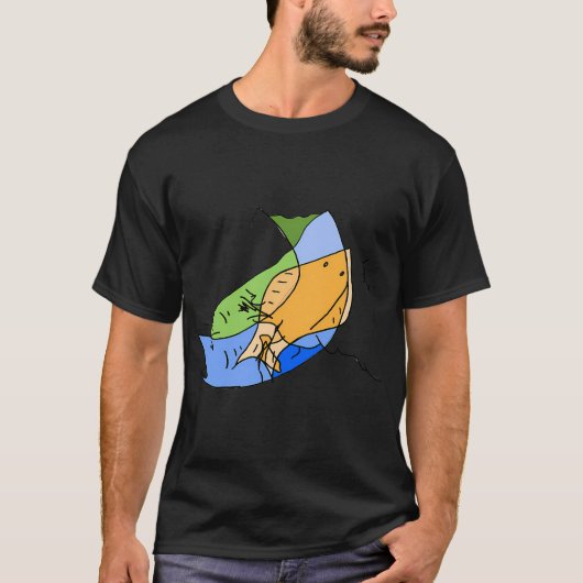 魚 Tシャツ (正面)