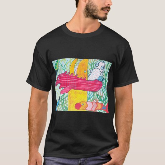 魚 Tシャツ (正面)