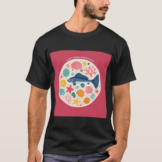 魚 Tシャツ (正面)