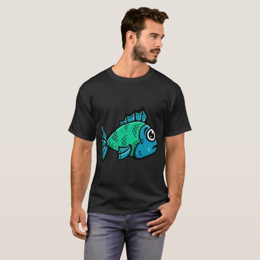 魚 Tシャツ (正面フル)